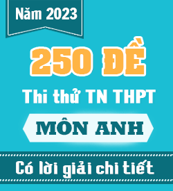 Đề thi thử THPTQG Tiếng Anh 2023